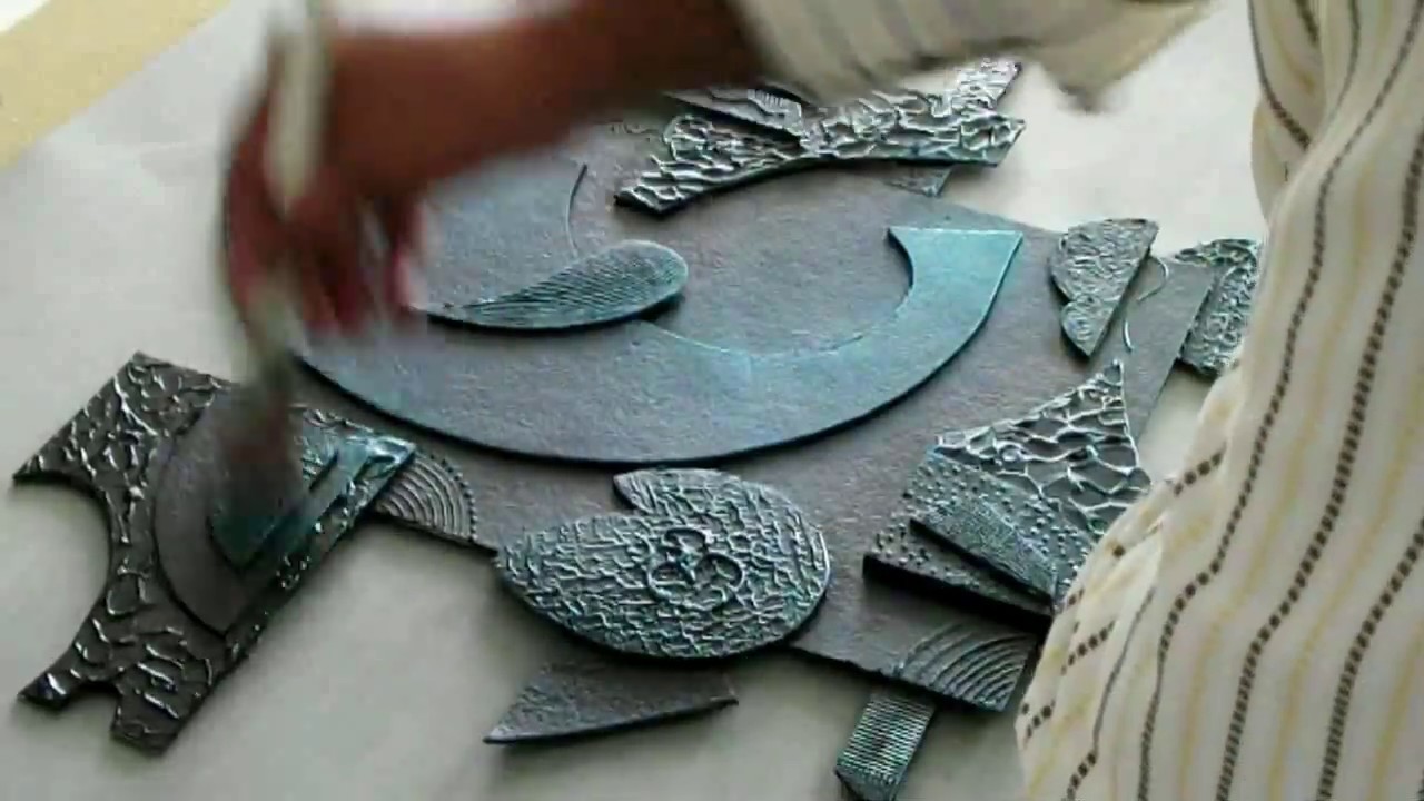 Abstract wall piece by Sunil Chawdiker #2#walldecor#ganesha#mixedmedia#painting#art#texture#creative
