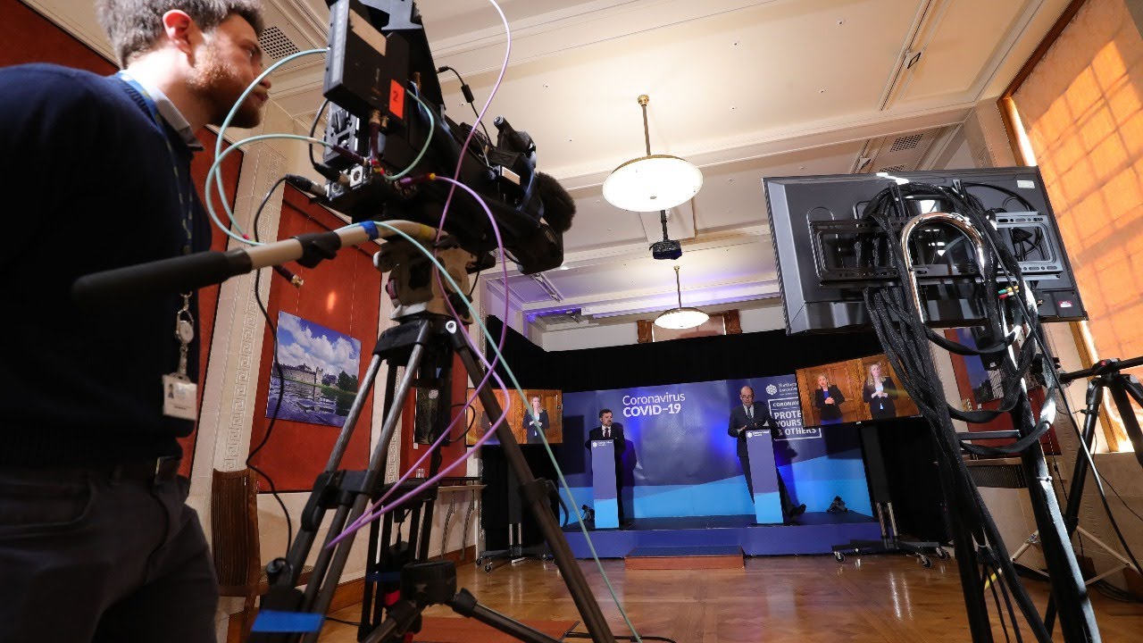 Live | First Minister Arlene Foster & Finance Minister Conor Murphy hold Stormont press briefing