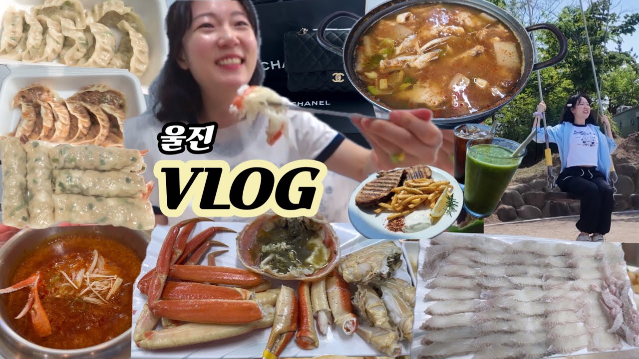 먹으러 갔는데 프로포즈 받아버린 울진여행💍 (대게짜박이, 이시가리 회, 대게, 생대구탕, 만두, 왕피천 아쿠아리움, 케이블카) 여행먹방브이로그 mukbang vlog
