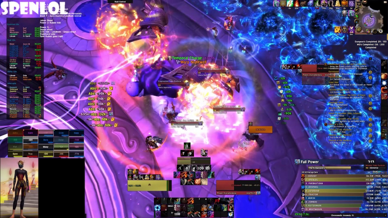 Nighthold Mythic - Chronomatic Anomaly - Fused has Fans