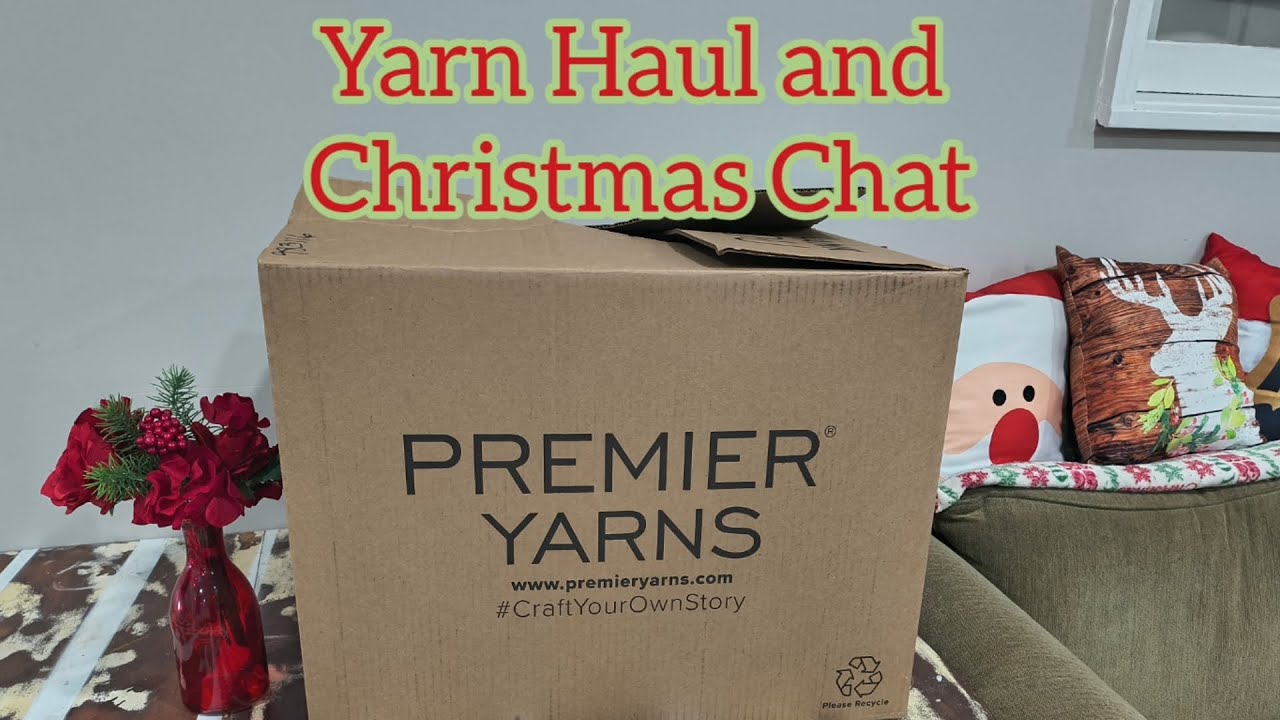 💜🧶 Premier Yarn Haul and Chat🧶💜 #crochet #handmadeseller #haul #chat #smallbusiness #amigurumi 