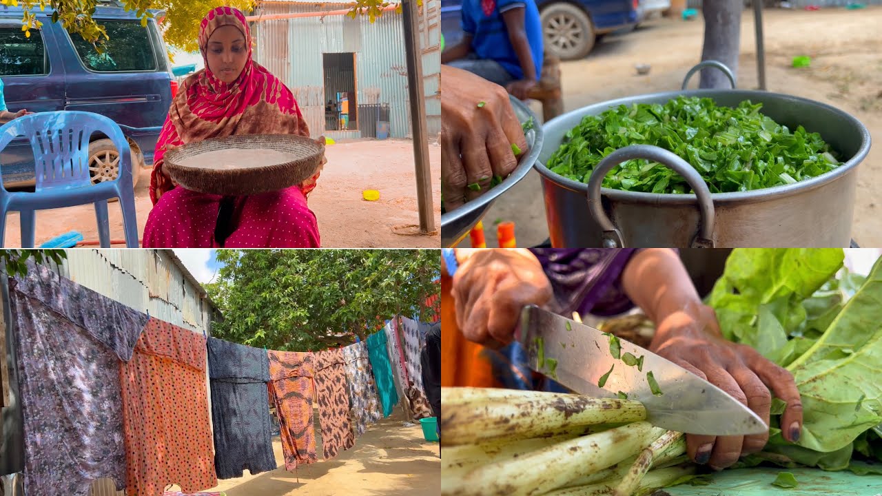 FRIDAY MORNING SOMALI TRADITIONAL FOOD VILLAGE LIFE