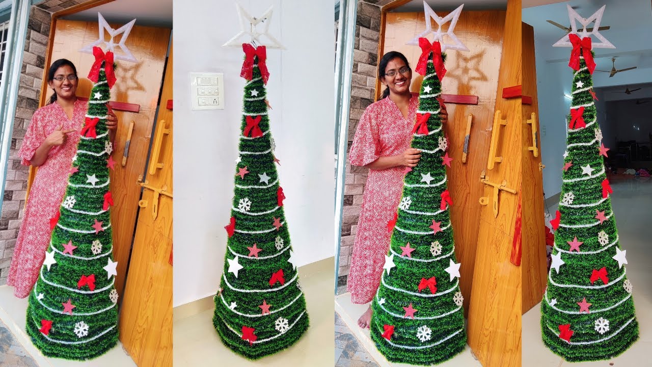 Diy inexpensive Christmas tree 2024 | Make your own Christmas tree at home with Sticks