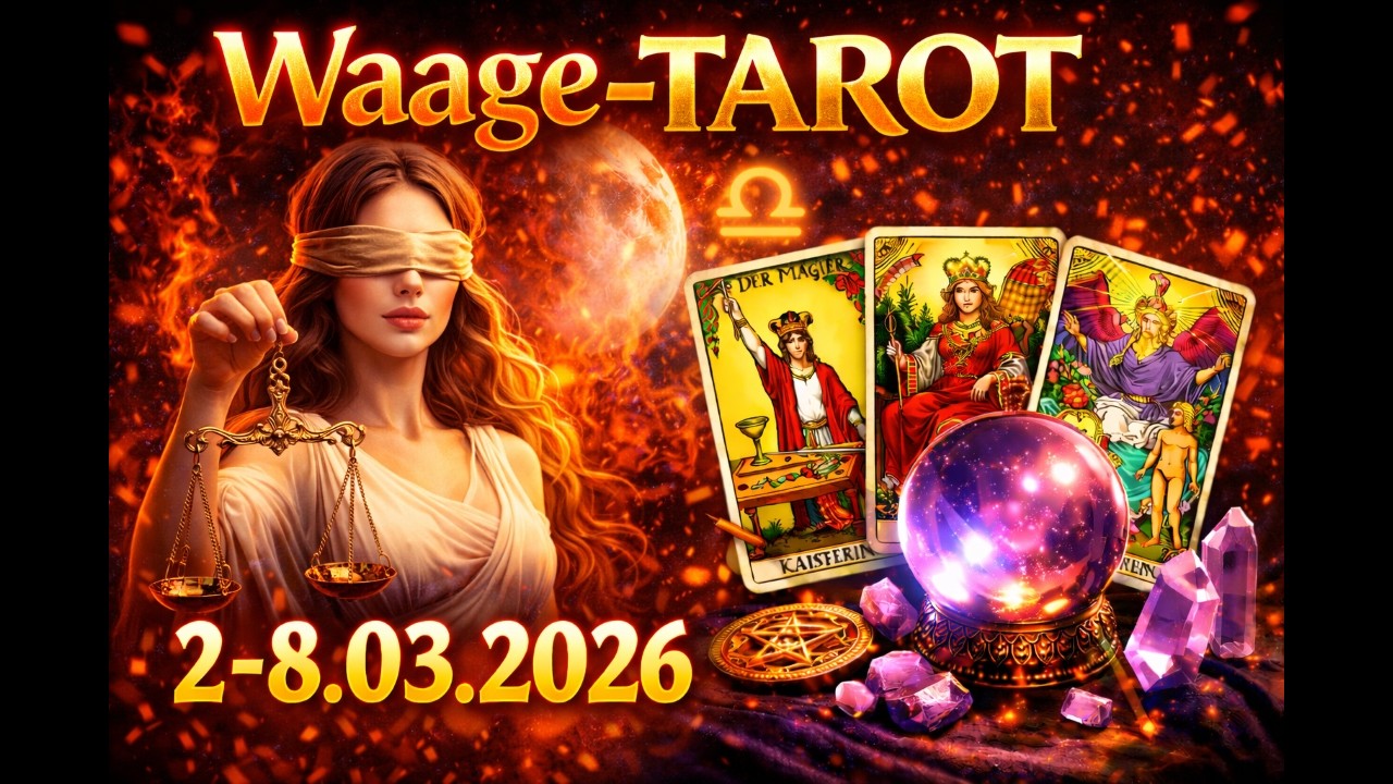 Tarot ♎️ Waage ♎️ 2-8.03.2026. Was jetzt erschüttert wird, befreit dich!