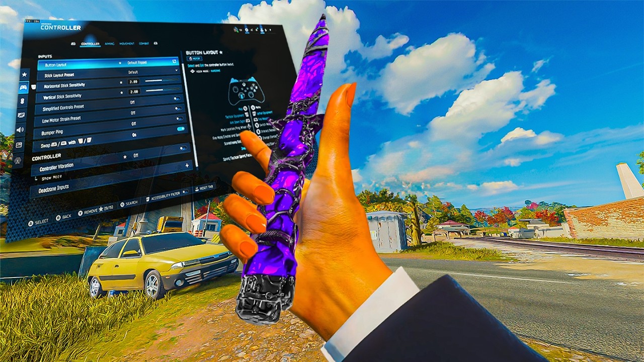 #1 Warzone Settings For Movement + Aimbot 😍👑