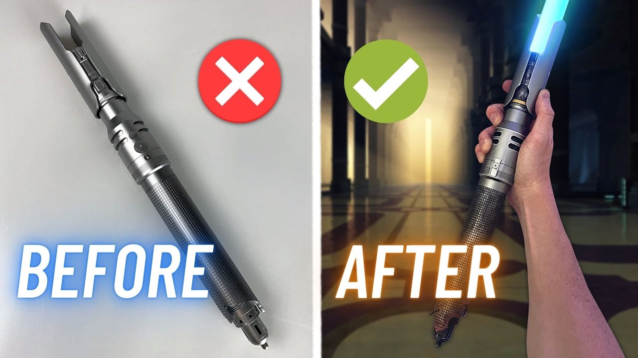 HOW TO TURN YOUR TOY LIGHTSABER INTO A REPLICA (WEATHERING TUTORIAL)