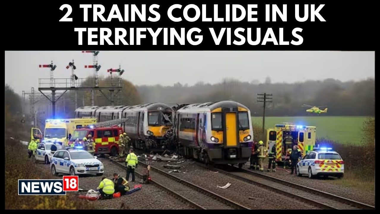 London Train Crash | Several Injured After Two East Midlands Railway Trains Collide | Bedford | N18G