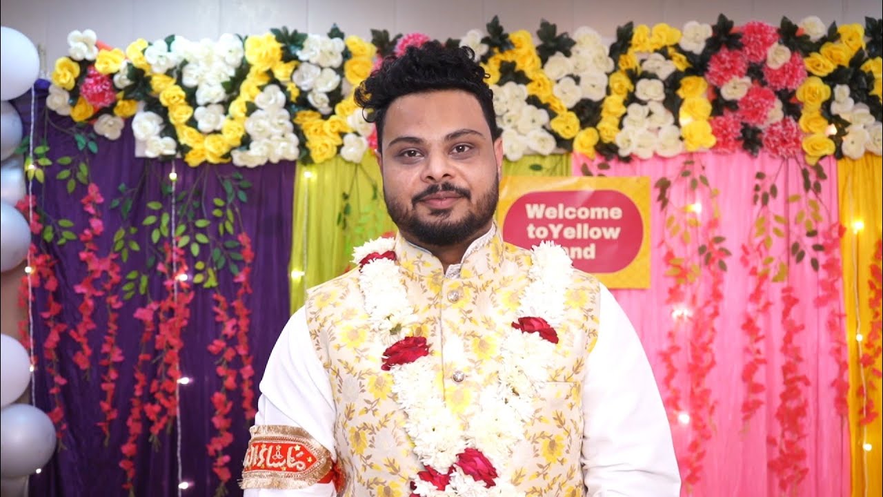 Shahab weds Farah (Manjha) 2025