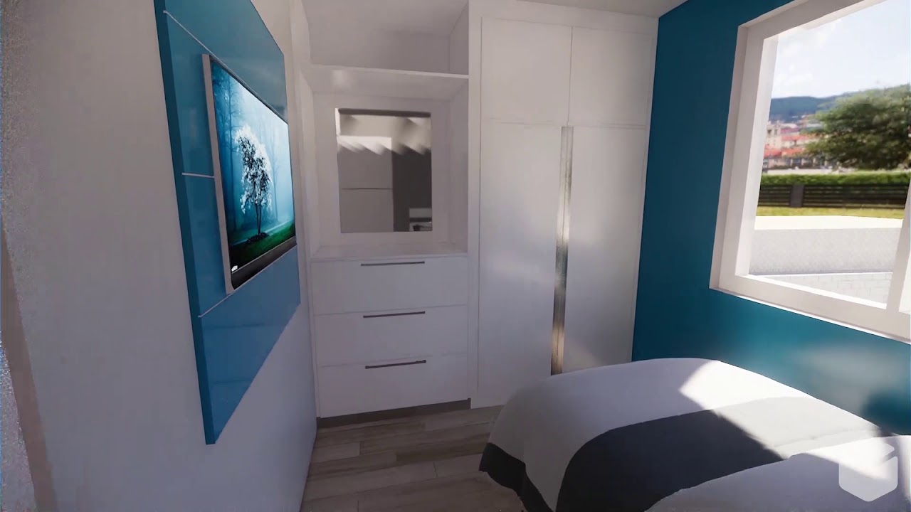 Casa 330 metros cuadrados (10mx33m) dos plantas | Glass Constructora