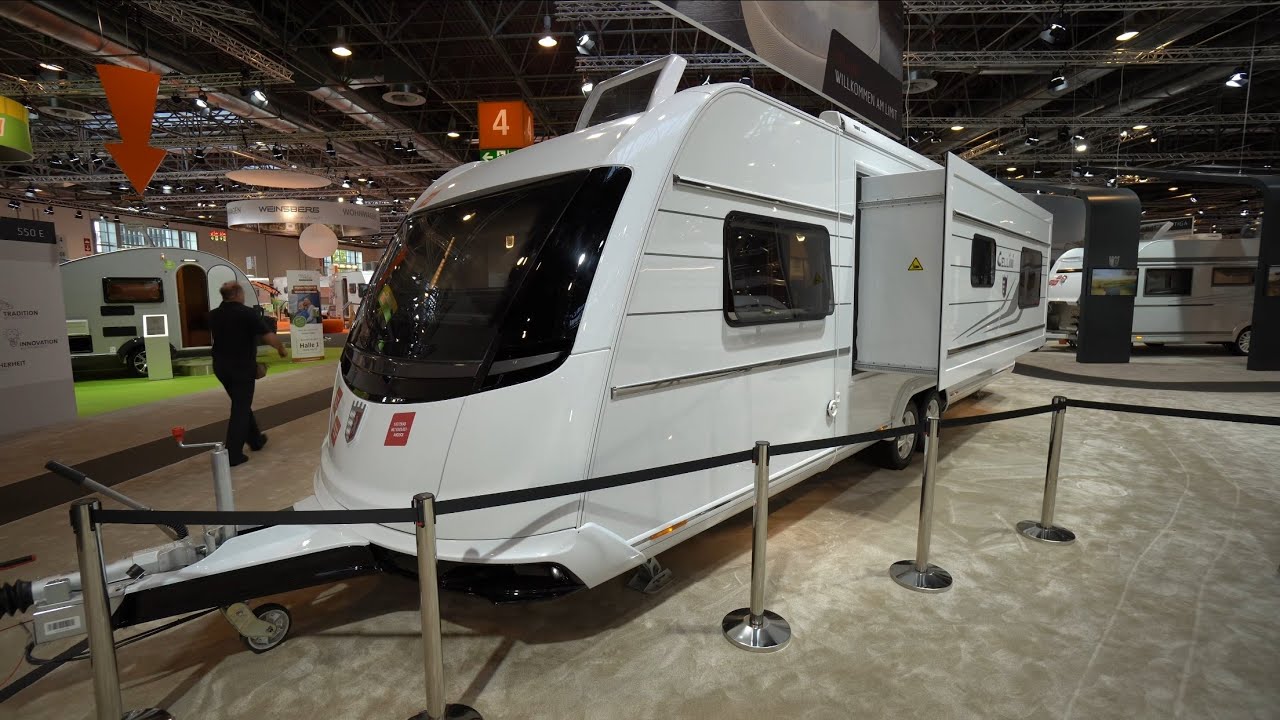 10m Länge: GRÖSSTER XXL SERIEN LUXUS WOHNWAGEN made in Germany: Tabbert 2023 750 HTD Slideout.