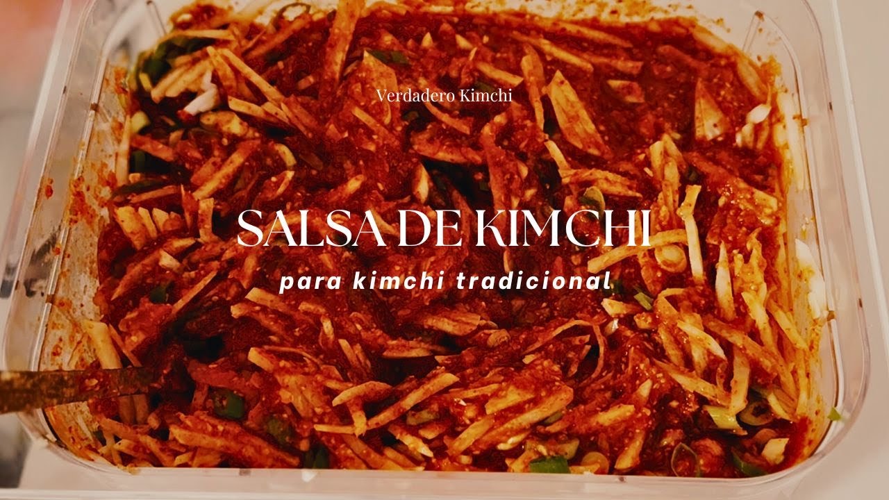 Salsa de kimchi para 10 kilos de kimchi, KIMJANG