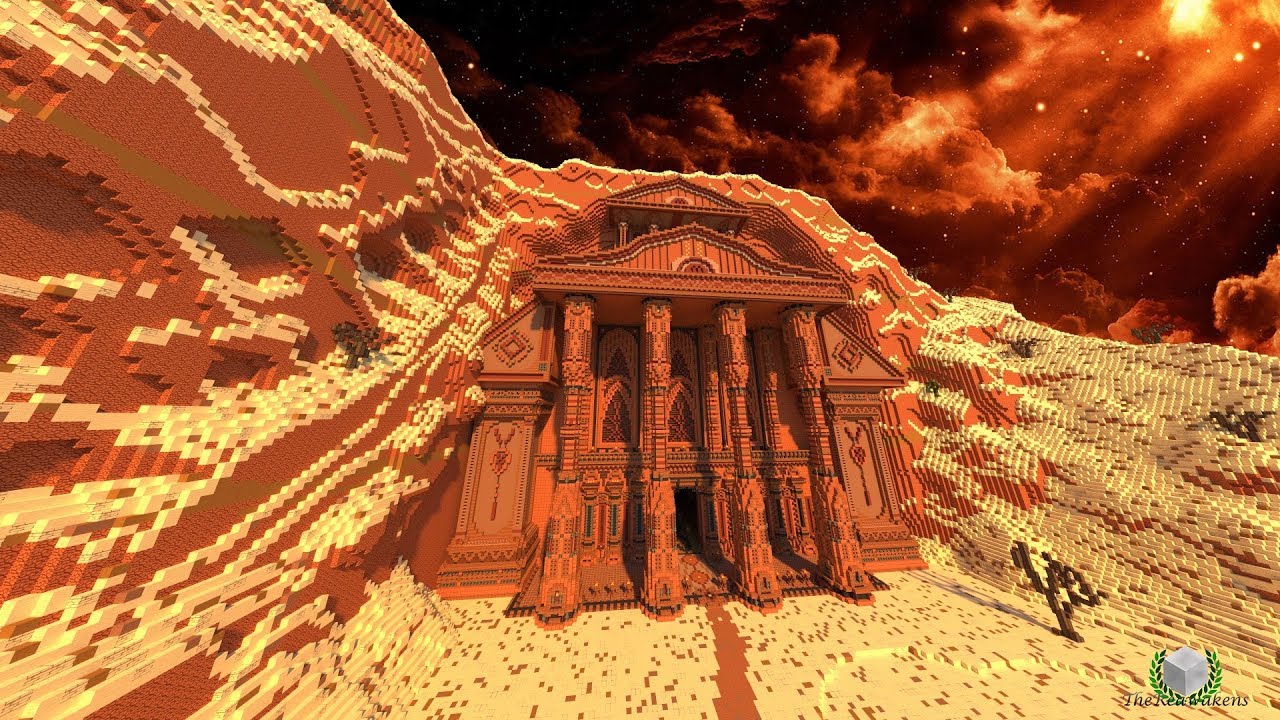 Minecraft Timelapse - The Desert Palace of Miriessi