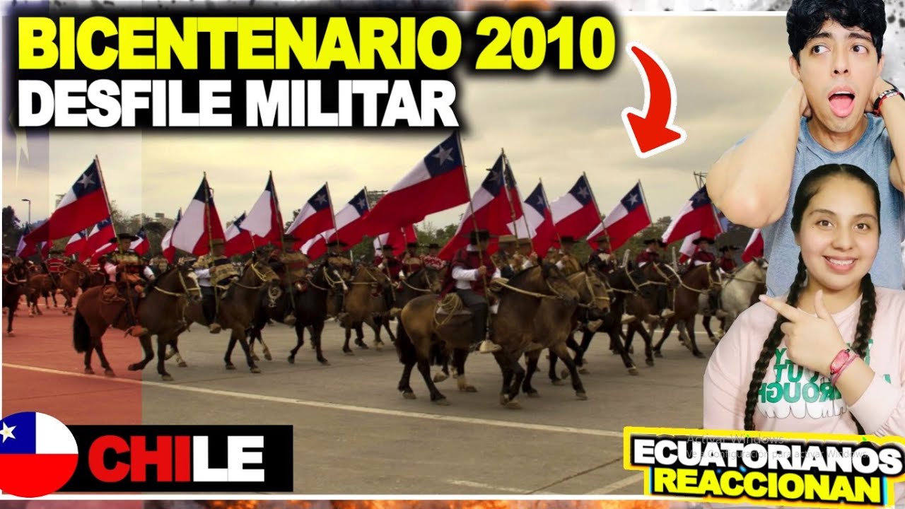 💥 ECUATORIANOS REACCIONAN al GRAN DESFILE MILITAR 2010 por el BICENTENARIO de CHILE🇨🇱 (1era Parte)