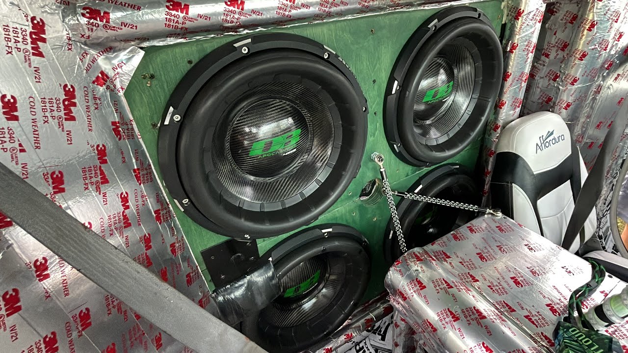 100,000 WATTS!? The HOT SEAT Sub Flex on Deaf Bonce BIGGEST Subwoofers!
