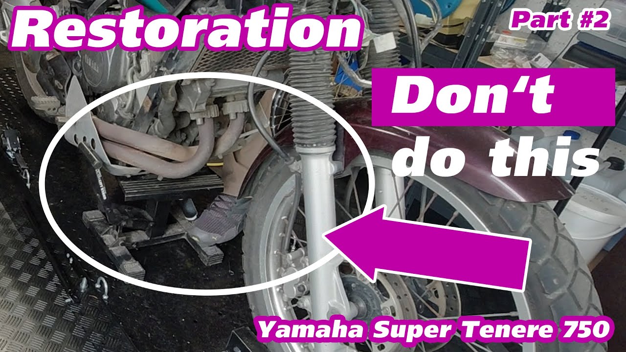 More wrenching - More Problems - Super Tenere Restoration Part 2