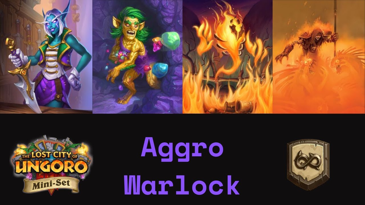 Aggro Warlock, New And Interesting Deck! (Hearthstone Wild)