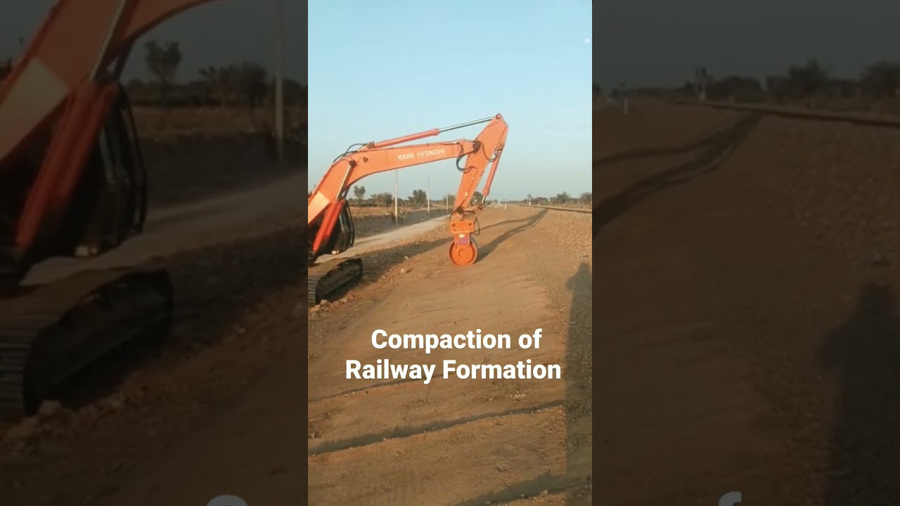 Compaction of Railway Track Embankment by new technique
