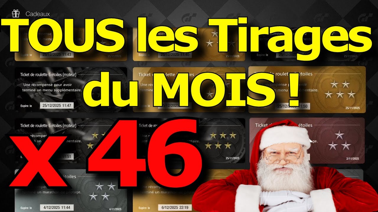 GT7 :  46 Tirages - C'est Noél avant l'heure ou Pas ?