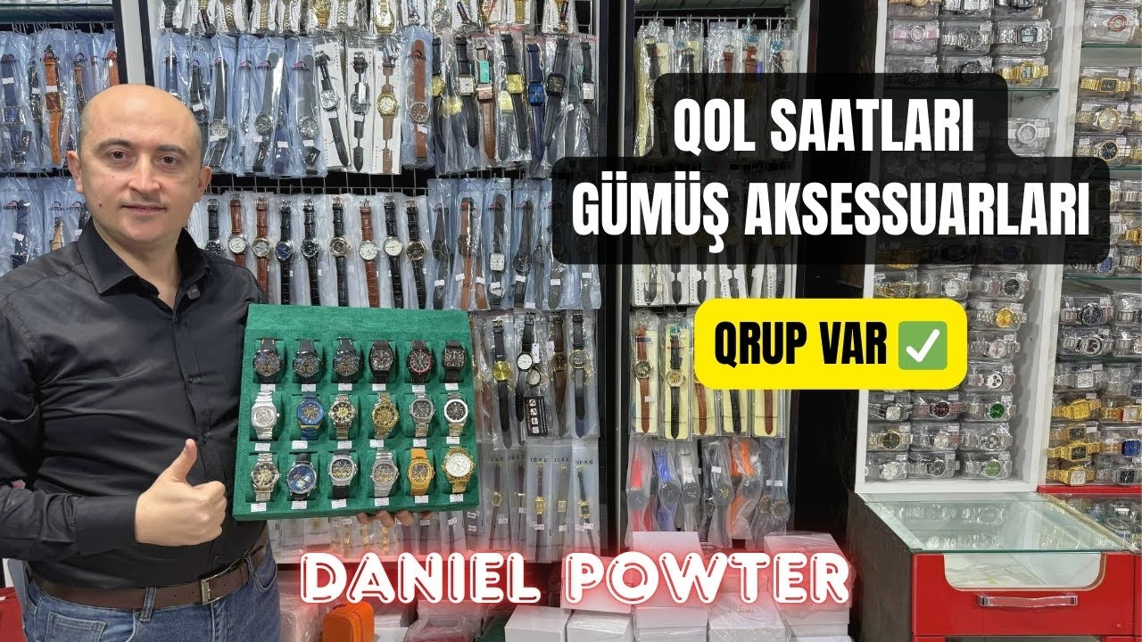 Qol Saatı və Gümüş Aksesuar Topdançısı | Sədərək T/M