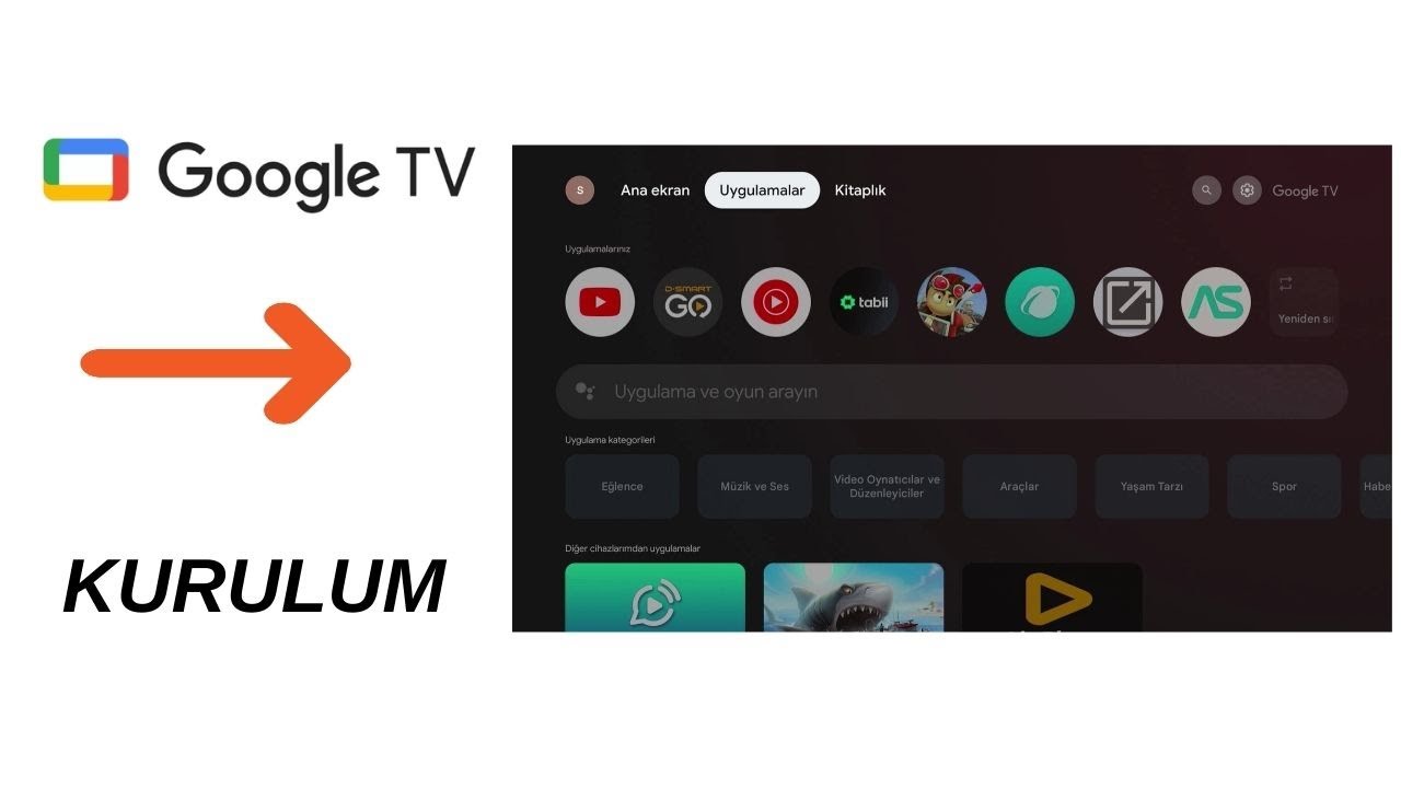 Google TV Kanal Kurulum İşlemleri (TKGS)