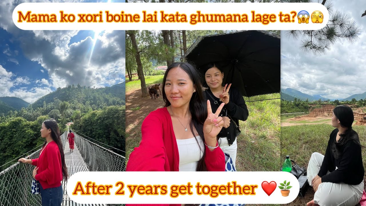 Aaj Maile mama ko xori boine lai kata ghuman lage ta ?😱🤭#vlog 