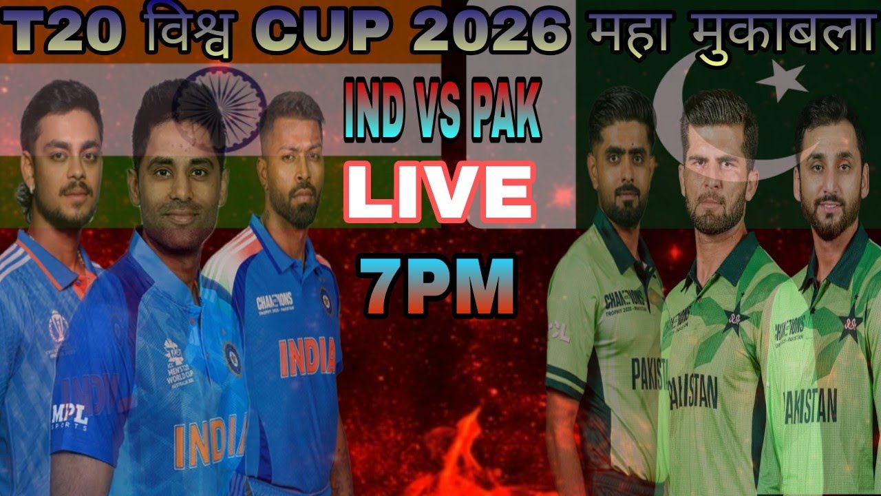 TEAM_82K is live! IND VS PAK RC20