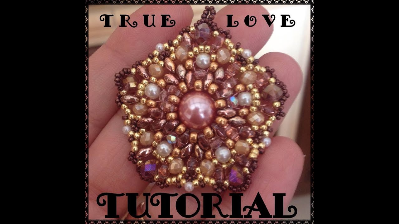 TUTORIAL BEADED BEAD MODULO CON PERLA DA 10mm E CIPOLLOTTI 