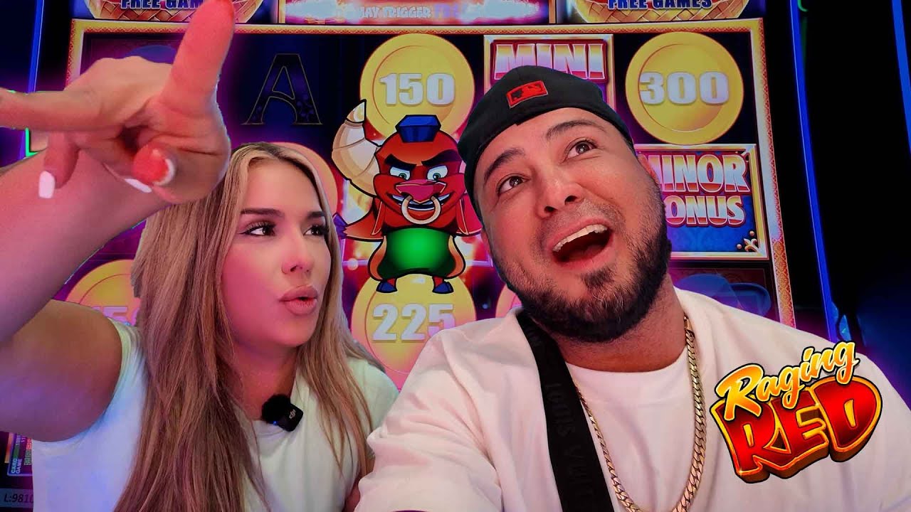 $1000 budget to hit a Jackpot on the Raging Red Slots from Bluberi Slots