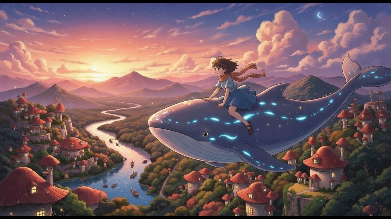 Gentle Ghibli Morning 🌿 Peaceful Instrumental Music for Relax, Study & Focus