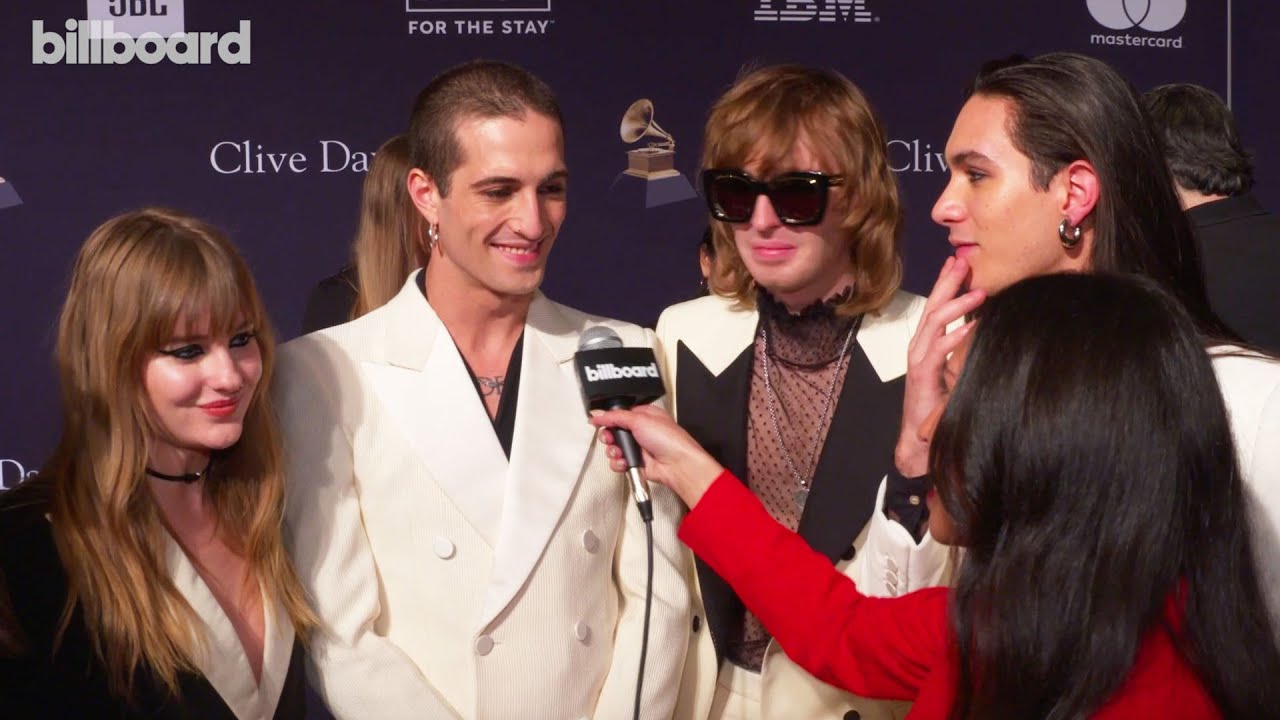 Måneskin On Grammy Nomination, Loving Anderson .Paak,& More | Clive Davis Pre-Grammy Gala 2023