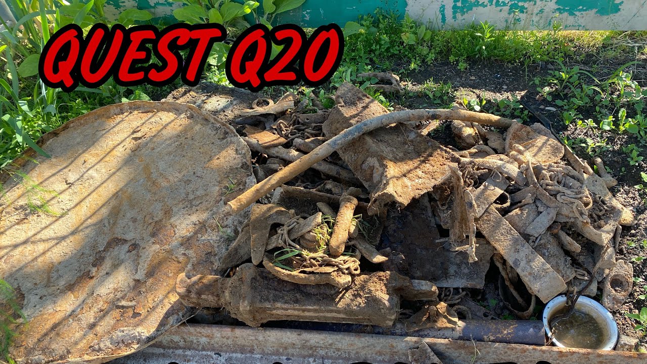 металлокоп с НОВЫМ металлоискателем Quest q20