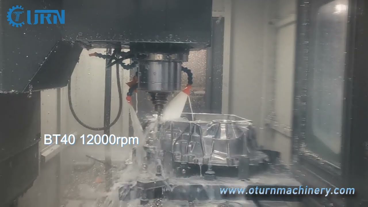 High-quality CNC machining center processing for gearbox housing of new energy#milling #CNC