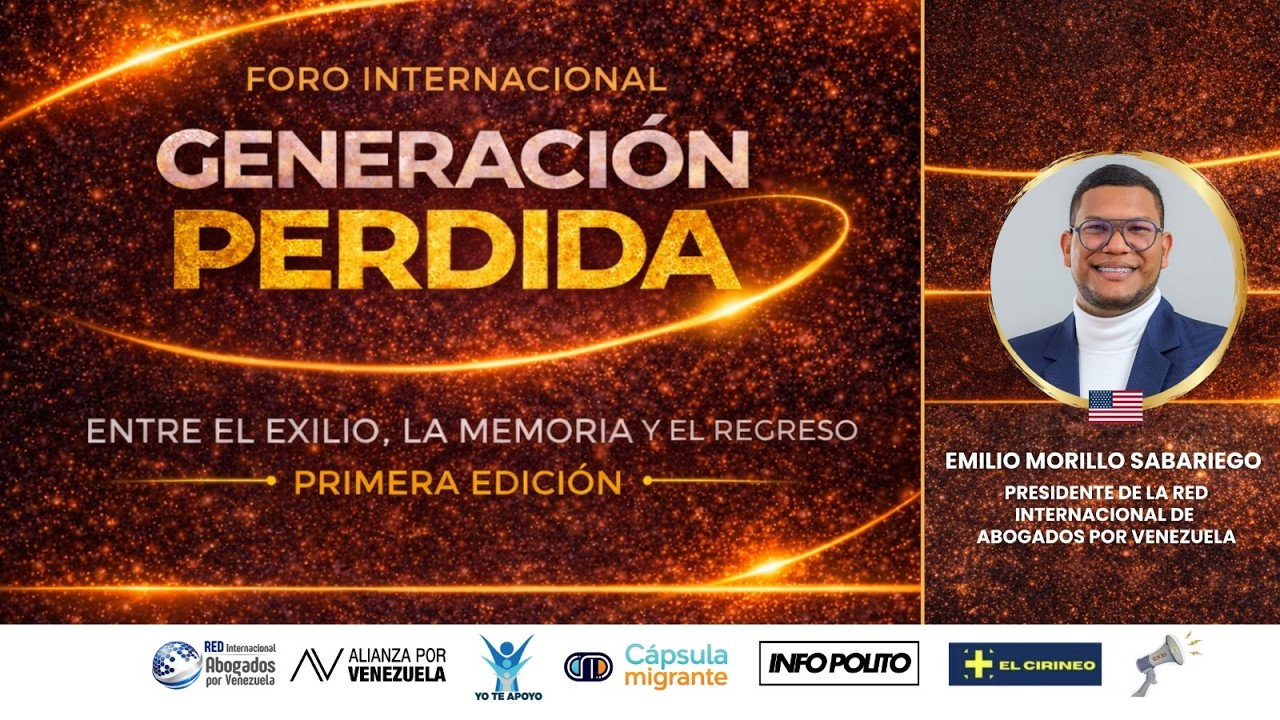 EMILIO MORILLO - FORO INTERNACIONAL GENERACIÓN PERDIDA