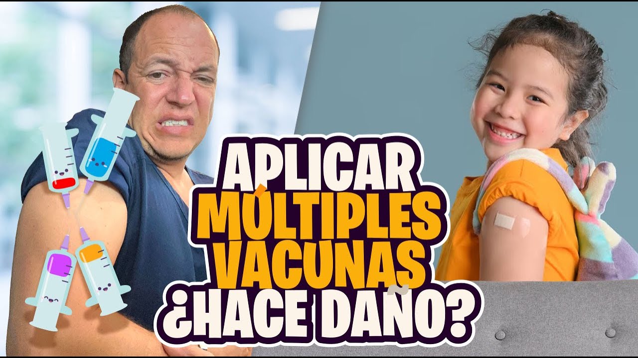 ¿Hace DAÑO que le ponga varias VACUNAS al mismo tiempo a mi hijo?