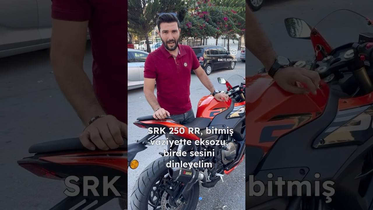 QJ RKS SRK 250 RR 4 SİLİNDİR EGSOZ SESİ🔥💯 #srk400 #srk #qjmotor