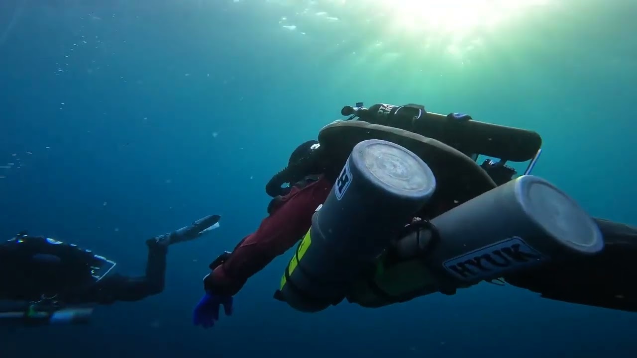 JJCCR WITH DOUBLE, Technical diving, 47m in Korea