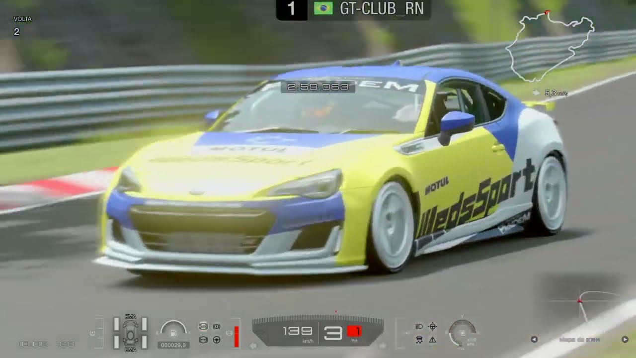 Gran Turismo® 7_BRZ sti 726pp 800cv volta rapida nurburgring