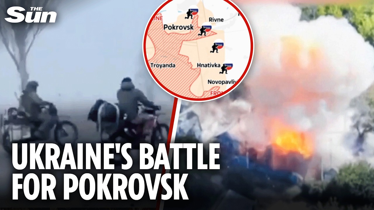 Maps show Putin&rsquo;s 150,000 troops encircling Pokrovsk - but can Ukraine turn retreat into VICTORY?