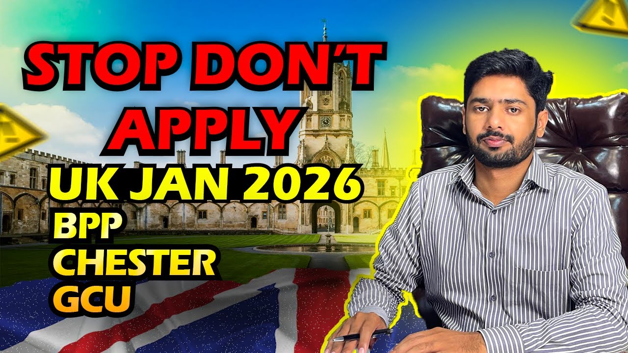 UK January 2026 Intake Warning ⚠️ | Avoid These Universities (BPP, Chester, GCU)