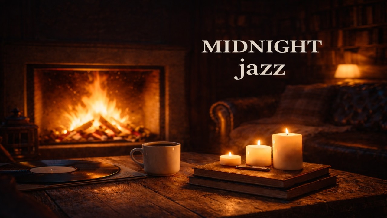 Night Jazz | Cozy Fireplace Session (No Vocals)