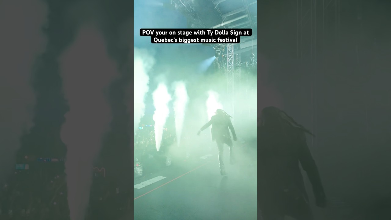 Ty Dolla $ign Live in Qu&eacute;bec &ndash; POV from the Stage 🔥😳 #hiphop #tydollasign #vultures