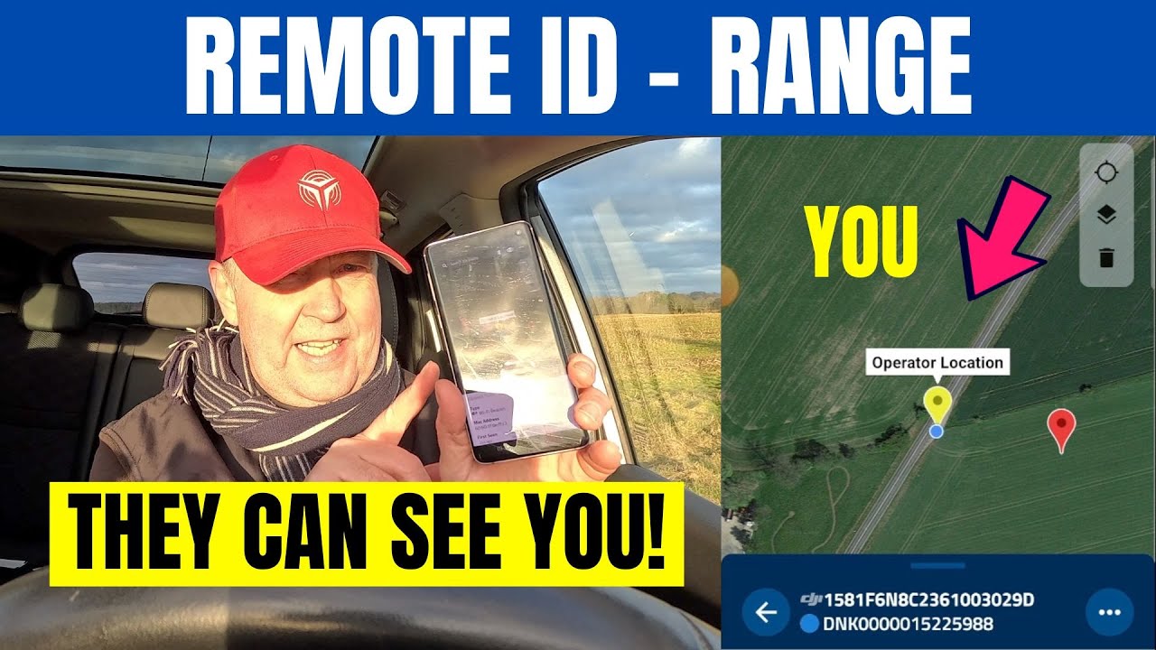 Remote ID Range 📍 How far AWAY can someone SPOT YOU with the Drone Scanner App 📍