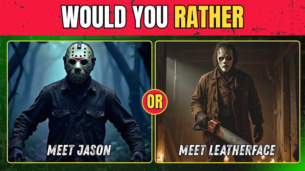 Would You Rather Most Scary Choices Ever 👻 | Ultimate Horror Quiz Game 2025