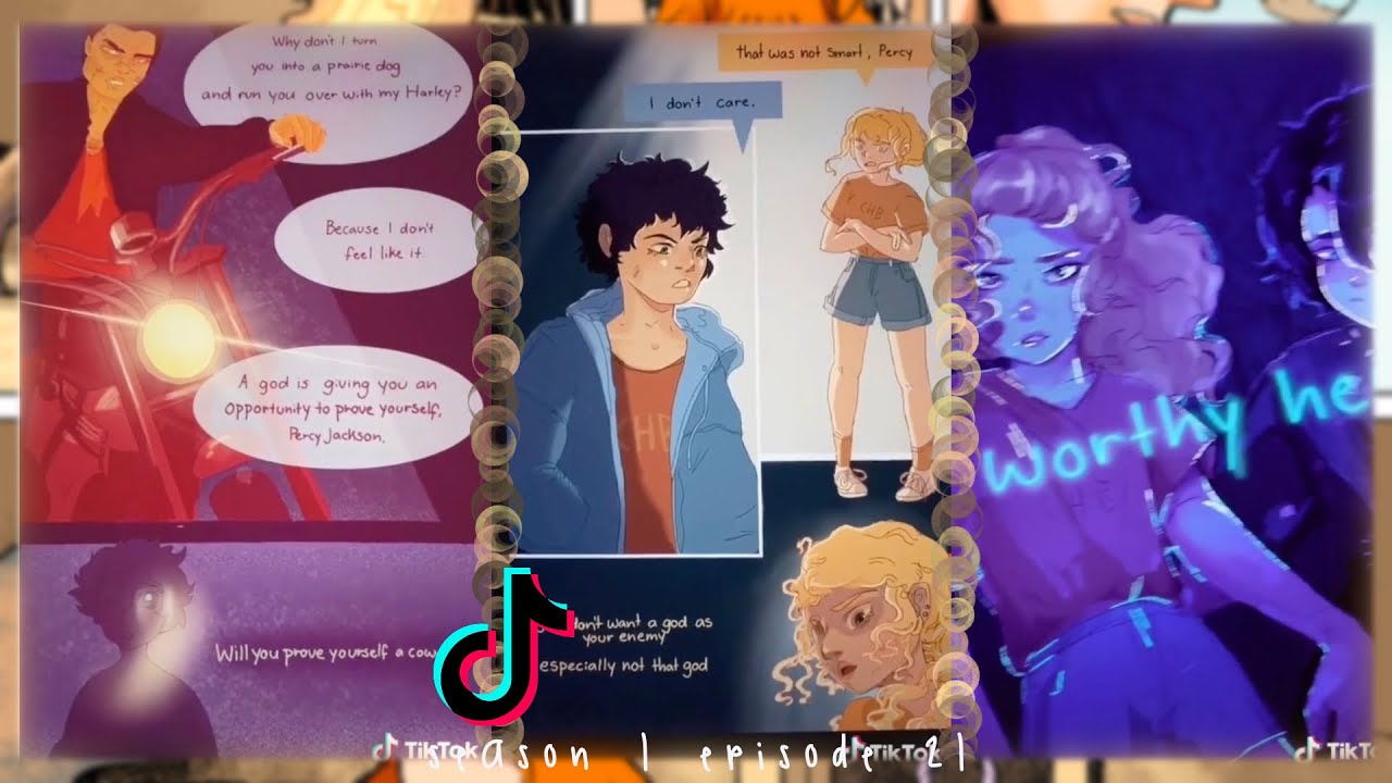 PJ book to art Tiktoks because some of the pj fandom wanted an animated adaptation | 🔱📖 s1 ep20