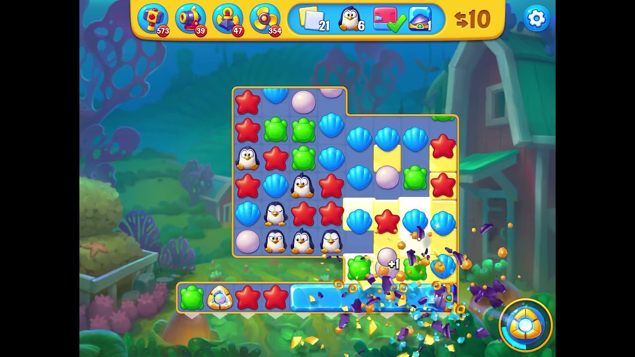 Fishdom level 8283 no boosters フィッシュダム ノーマル [Friend's]