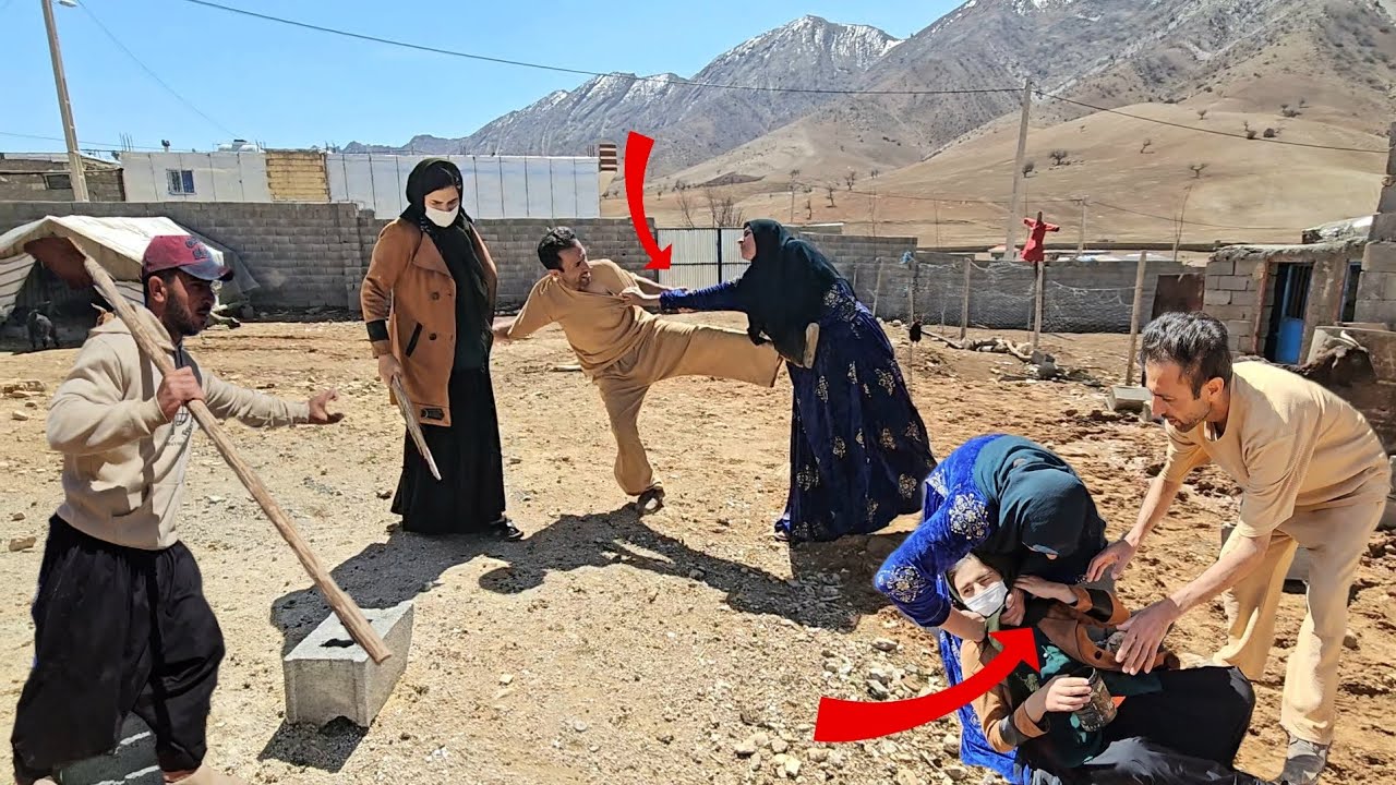 Peyman's support for Fatima and conflict with her cheating husband