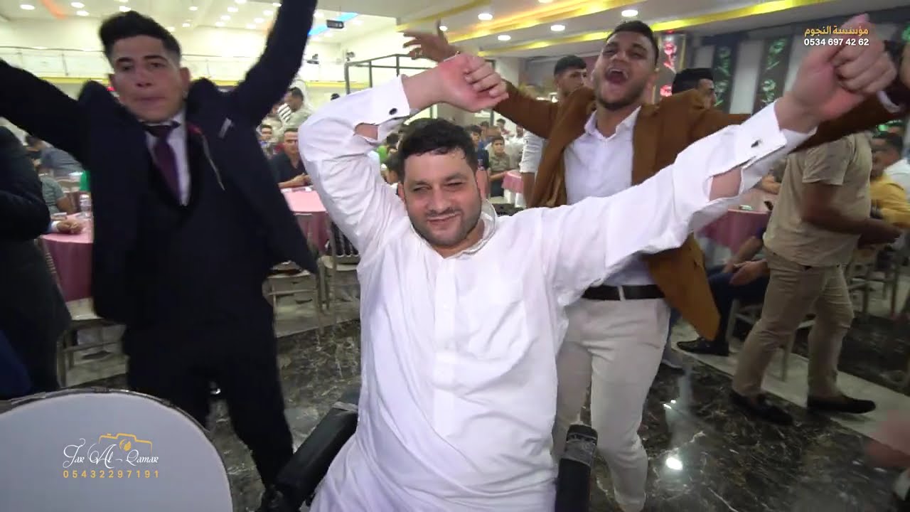 الفنان خالد الاغا افراح العساسنة العريسين حميد وربيع PART 1 استوديو جار القمر
