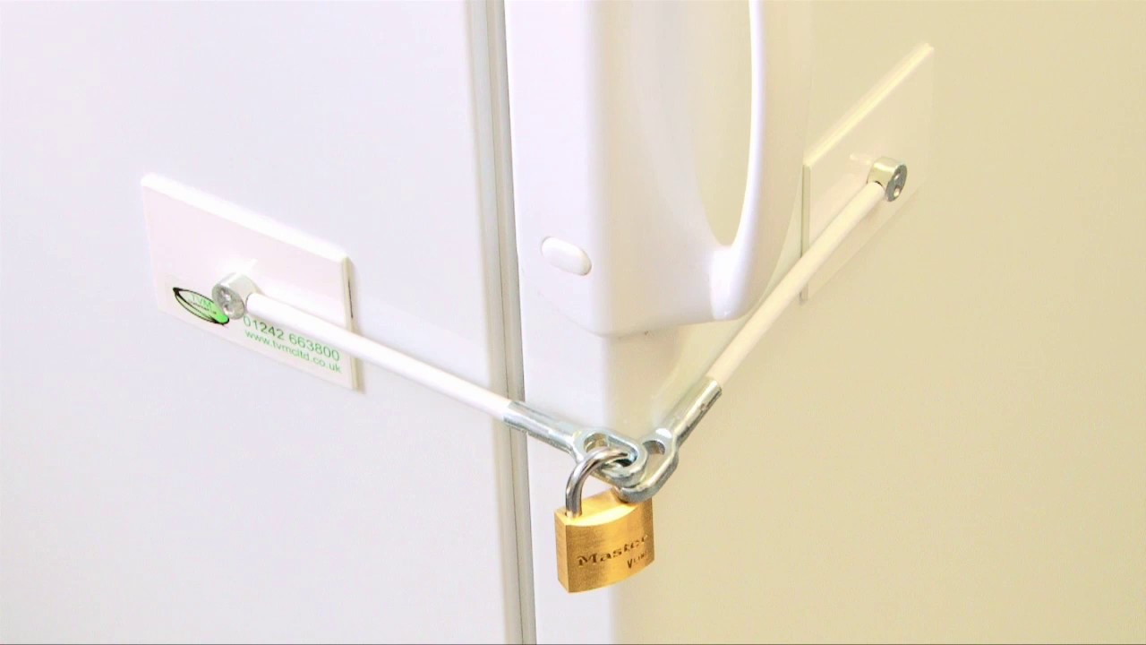 LockitDown&trade; Refrigerator Door Lock