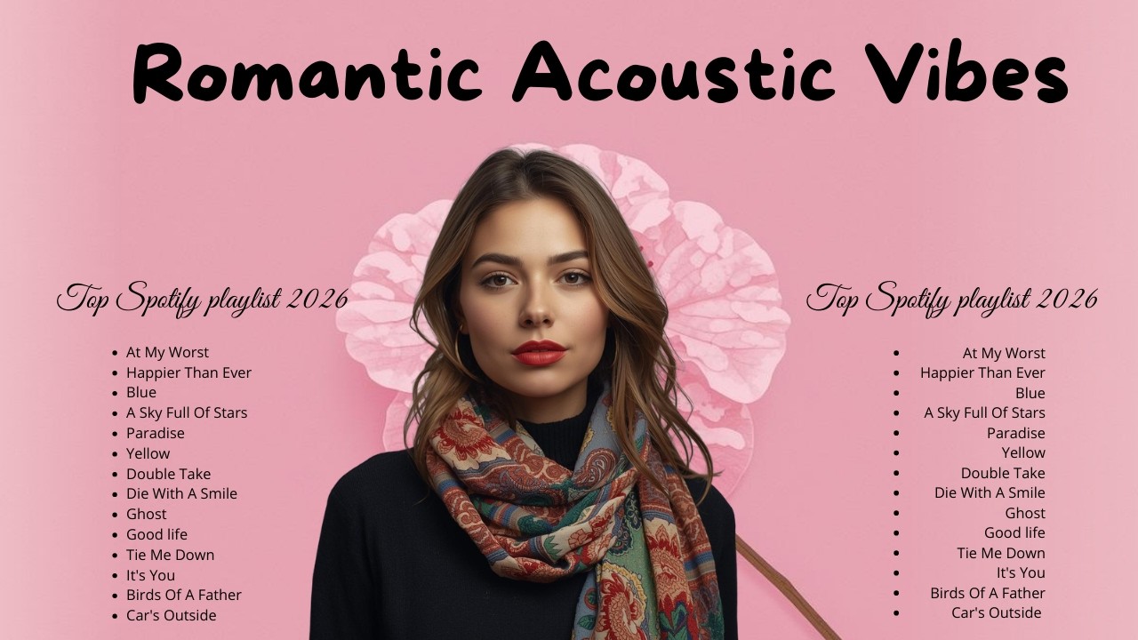 Romantic Acoustic Vibes 2026 💞🎵  Latest Love Song Covers & Trending Spotify Playlist