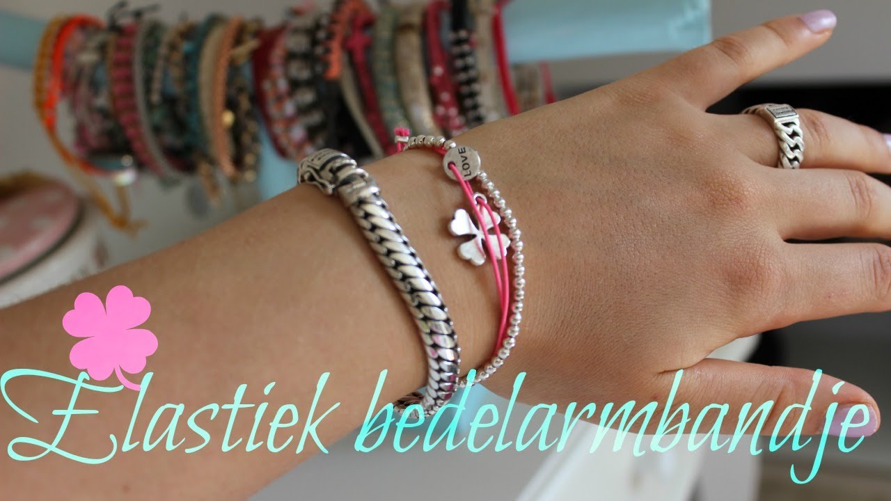 DIY Elastiek bedelarmbandje ♥ MADEBYNoelle